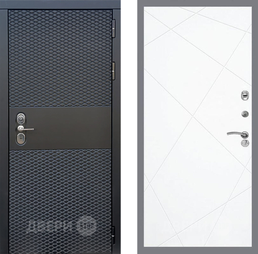 Входная металлическая Дверь Стоп БЛЭК CISA ФЛ-291 Силк Сноу в Истра