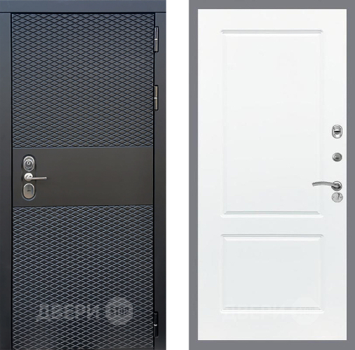 Входная металлическая Дверь Стоп БЛЭК CISA ФЛ-117 Силк Сноу в Истра