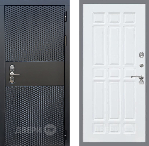 Входная металлическая Дверь Стоп БЛЭК CISA ФЛ-33 Силк Сноу в Истра