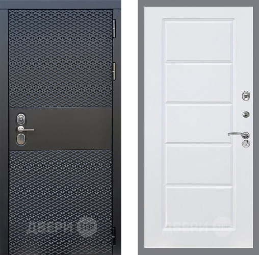 Входная металлическая Дверь Стоп БЛЭК CISA ФЛ-39 Силк Сноу в Истра