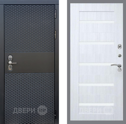 Входная металлическая Дверь Стоп БЛЭК CISA СБ-14 Сандал белый в Истра