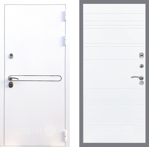 Входная металлическая Дверь Стоп Лайн Вайт Лайн Силк Сноу в Истра