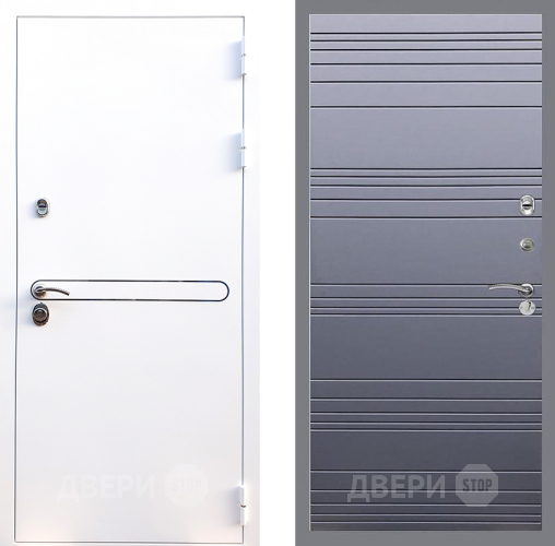 Дверь Стоп Лайн Вайт Лайн Силк титан в Истра