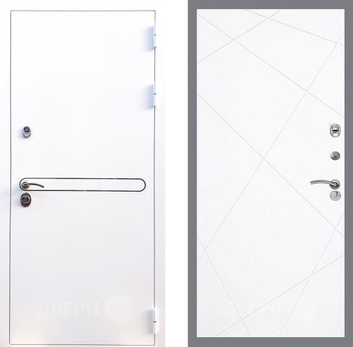 Входная металлическая Дверь Стоп Лайн Вайт ФЛ-291 Силк Сноу в Истра