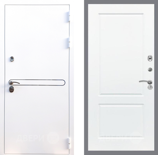 Входная металлическая Дверь Стоп Лайн Вайт ФЛ-117 Силк Сноу в Истра