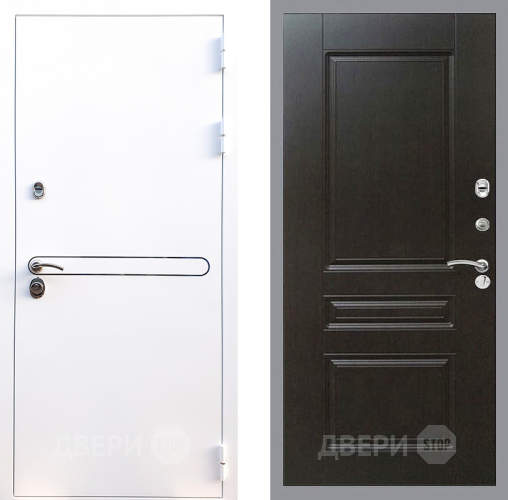 Входная металлическая Дверь Стоп Лайн Вайт ФЛ-243 Венге в Истра