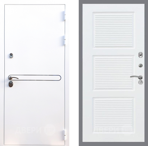 Входная металлическая Дверь Стоп Лайн Вайт ФЛ-1 Силк Сноу в Истра