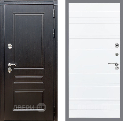 Входная металлическая Дверь Стоп МЕГАПОЛИС Лайн Силк Сноу в Истра