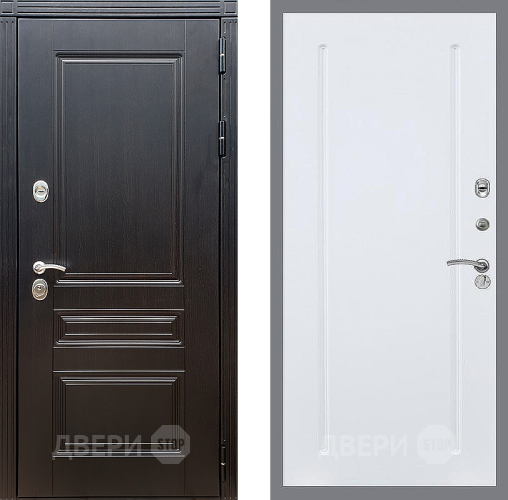 Входная металлическая Дверь Стоп МЕГАПОЛИС ФЛ-68 Силк Сноу в Истра