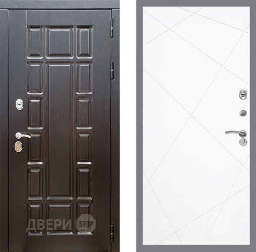 Входная металлическая Дверь Стоп НЬЮ ЙОРК ФЛ-291 Силк Сноу в Истра