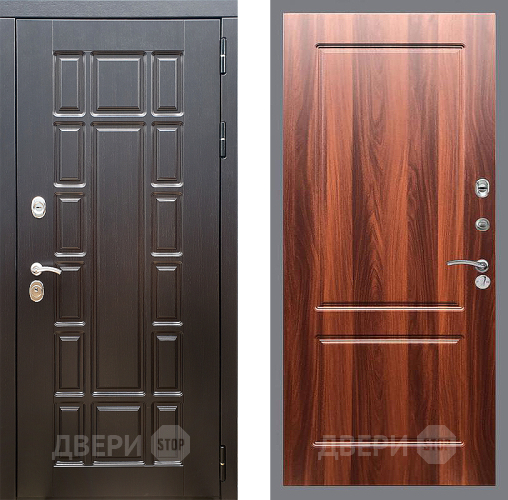Входная металлическая Дверь Стоп НЬЮ ЙОРК ФЛ-117 Итальянский орех в Истра
