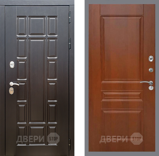 Входная металлическая Дверь Стоп НЬЮ ЙОРК ФЛ-243 Итальянский орех в Истра