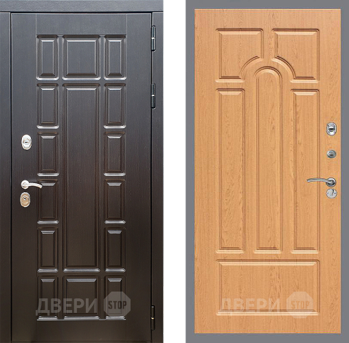 Входная металлическая Дверь Стоп НЬЮ ЙОРК ФЛ-58 Дуб в Истра