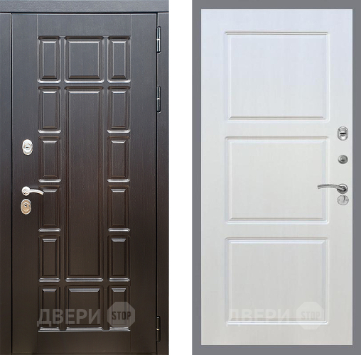 Входная металлическая Дверь Стоп НЬЮ ЙОРК ФЛ-3 Лиственница беж в Истра