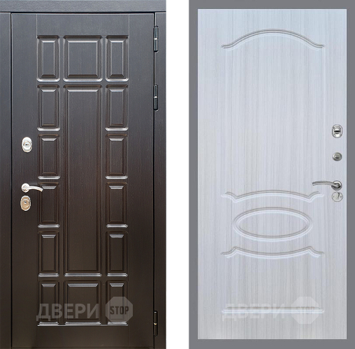 Входная металлическая Дверь Стоп НЬЮ ЙОРК ФЛ-128 Сандал белый в Истра