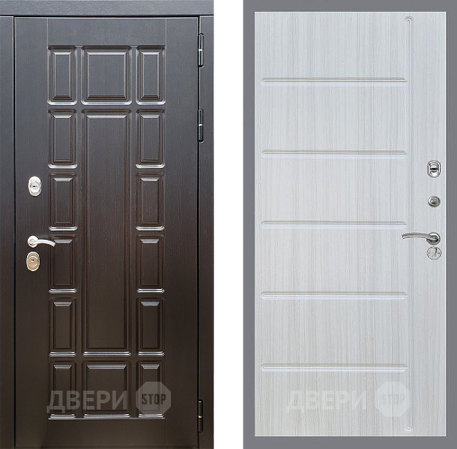 Входная металлическая Дверь Стоп НЬЮ ЙОРК ФЛ-102 Сандал белый в Истра