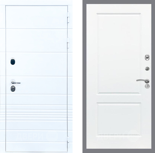 Входная металлическая Дверь Стоп ТРЕНДО ФЛ-117 Силк Сноу в Истра