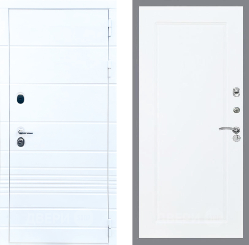 Входная металлическая Дверь Стоп ТРЕНДО ФЛ-119 Силк Сноу в Истра