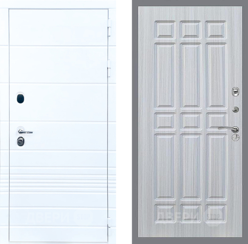 Входная металлическая Дверь Стоп ТРЕНДО ФЛ-33 Сандал белый в Истра