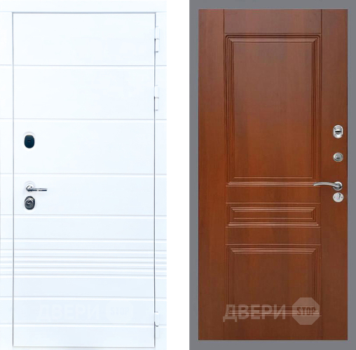 Входная металлическая Дверь Стоп ТРЕНДО ФЛ-243 Итальянский орех в Истра