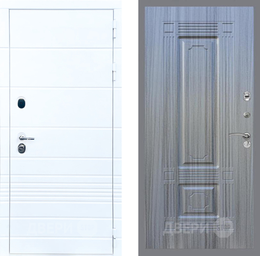 Входная металлическая Дверь Стоп ТРЕНДО ФЛ-2 Сандал грей в Истра