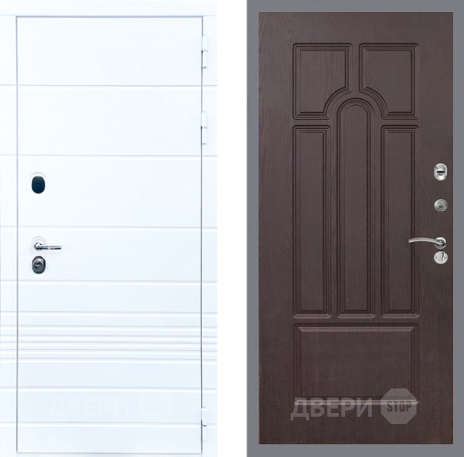 Входная металлическая Дверь Стоп ТРЕНДО ФЛ-58 Венге в Истра