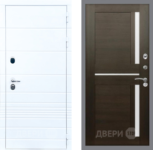 Входная металлическая Дверь Стоп ТРЕНДО СБ-18 Венге в Истра