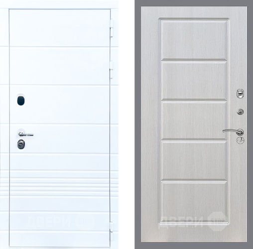 Входная металлическая Дверь Стоп ТРЕНДО ФЛ-39 Лиственница беж в Истра