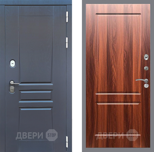 Входная металлическая Дверь Стоп ПЛАТИНУМ ФЛ-117 Итальянский орех в Истра