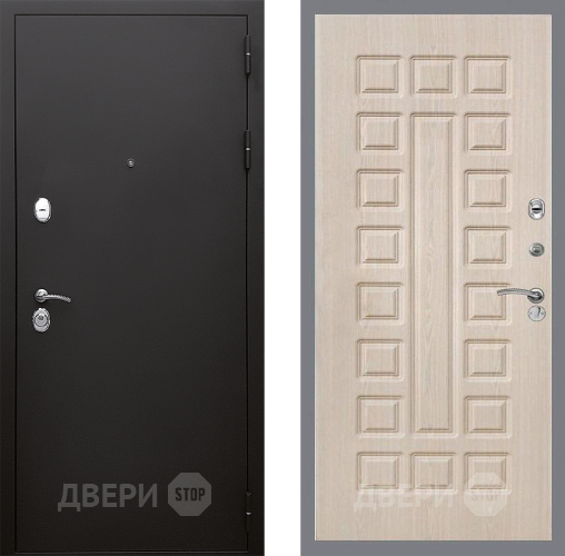 Входная металлическая Дверь Стоп КЛАССИК Шагрень ФЛ-183 Беленый дуб в Истра