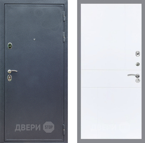 Входная металлическая Дверь Стоп СИЛЬВЕР ФЛ-290 Силк Сноу в Истра