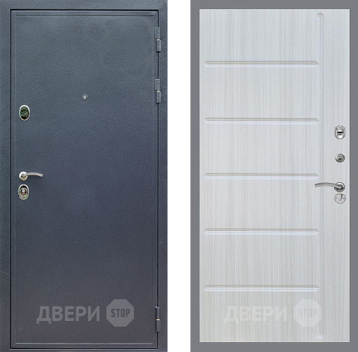 Входная металлическая Дверь Стоп СИЛЬВЕР ФЛ-102 Сандал белый в Истра