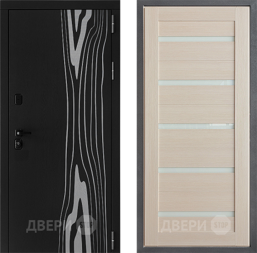 Входная металлическая Дверь Дверной континент ДК-12 ФЛ-47 Лиственница белая в Истра