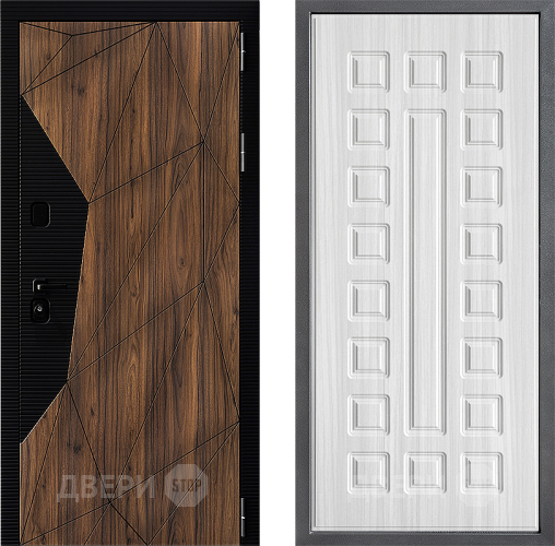 Входная металлическая Дверь Дверной континент ДК-11 ФЛ-183 Сандал белый в Истра