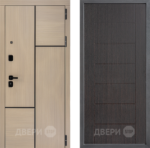 Входная металлическая Дверь Дверной континент ДК-14 ФЛ-Лайн Венге в Истра