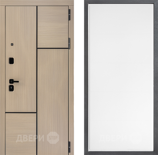 Входная металлическая Дверь Дверной континент ДК-14 ФЛ-649 Белый софт в Истра