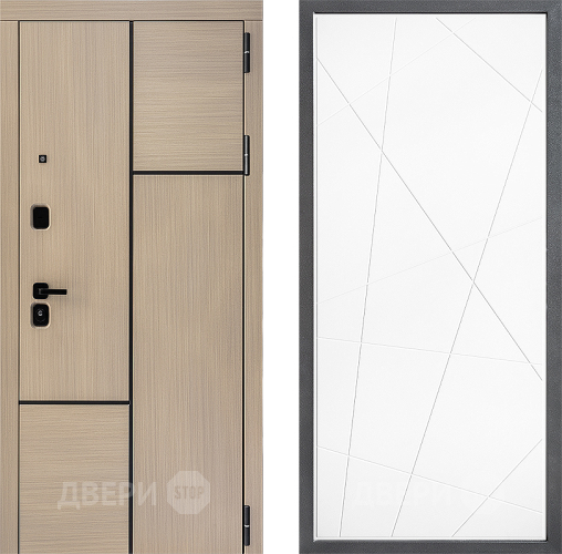 Входная металлическая Дверь Дверной континент ДК-14 ФЛ-655 Белый софт в Истра