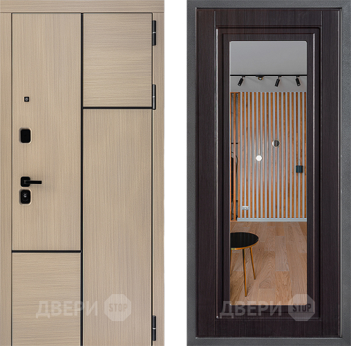 Дверь Дверной континент ДК-14 ФЛЗ Зеркало Венге в Истра