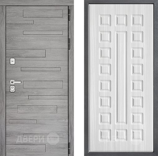 Входная металлическая Дверь Дверной континент ДК-10 ФЛ-183 Сандал белый в Истра