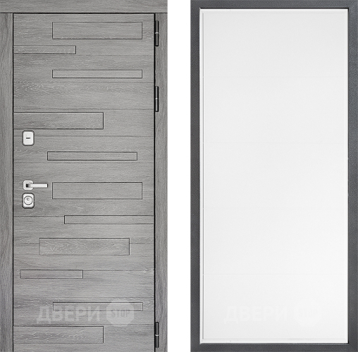 Входная металлическая Дверь Дверной континент ДК-10 ФЛ-649 Белый софт в Истра