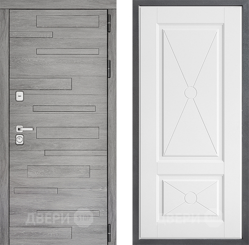 Входная металлическая Дверь Дверной континент ДК-10 ФЛ-617 Софт милк в Истра