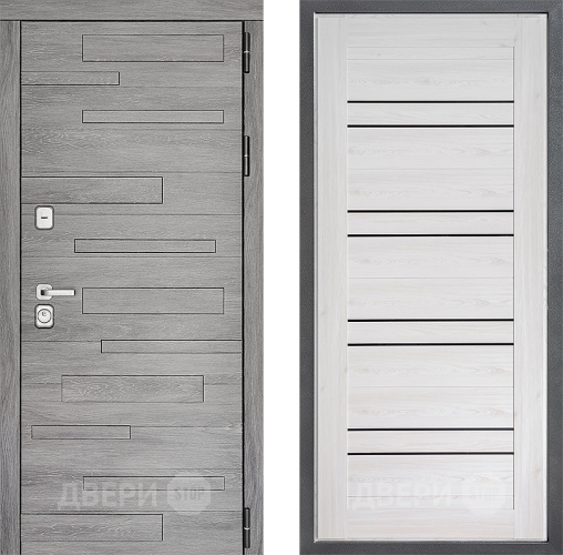 Входная металлическая Дверь Дверной континент ДК-10 ФЛ-49 Сосна белая в Истра