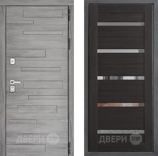 Входная металлическая Дверь Дверной континент ДК-10 ФЛ-47 Венге в Истра