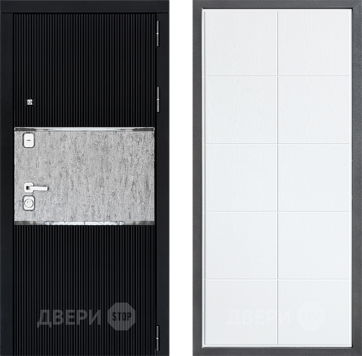 Входная металлическая Дверь Дверной континент ДК-13 ФЛ-Кватро Белое дерево в Истра