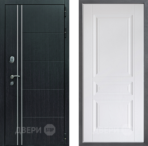 Входная металлическая Дверь Дверной континент Теплолюкс Дизайн ФЛ-243 Альберо Браш серебро в Истра