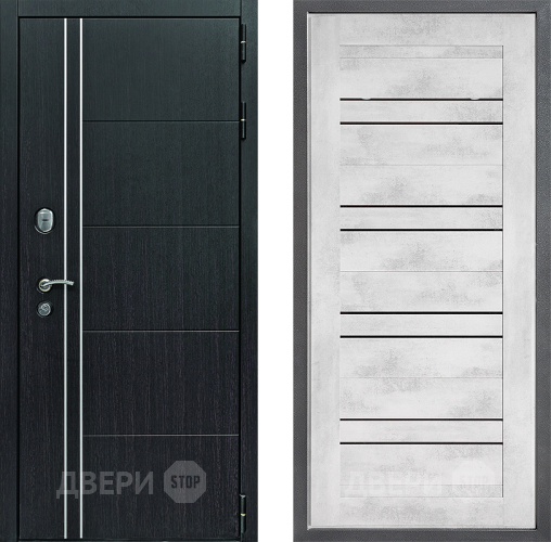 Входная металлическая Дверь Дверной континент Теплолюкс Дизайн ФЛ-49 Бетон снежный в Истра