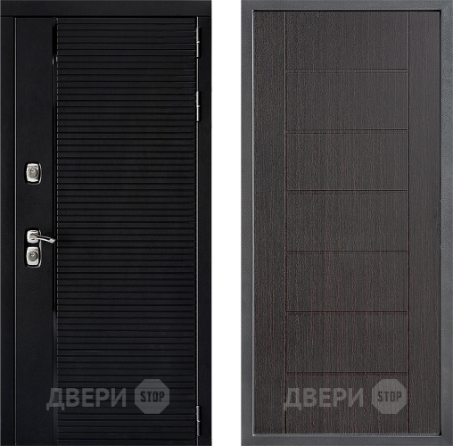 Входная металлическая Дверь Дверной континент ДК-1 ФЛ-Лайн Венге в Истра