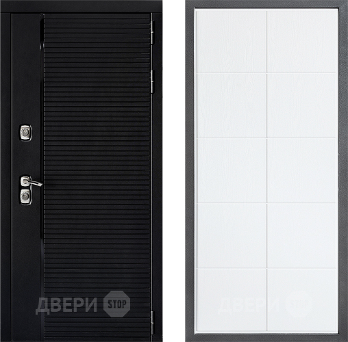 Входная металлическая Дверь Дверной континент ДК-1 ФЛ-Кватро Белое дерево в Истра