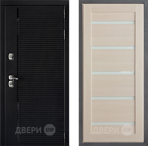 Входная металлическая Дверь Дверной континент ДК-1 ФЛ-47 Лиственница белая в Истра