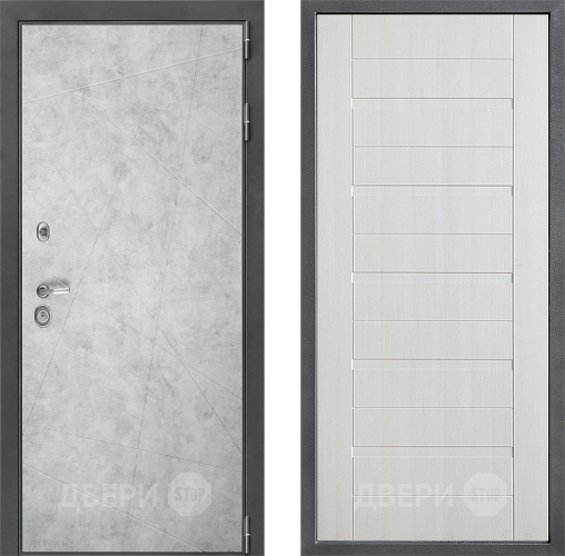 Входная металлическая Дверь Дверной континент ДК-3/743 ФЛ-70 Лиственница белая в Истра